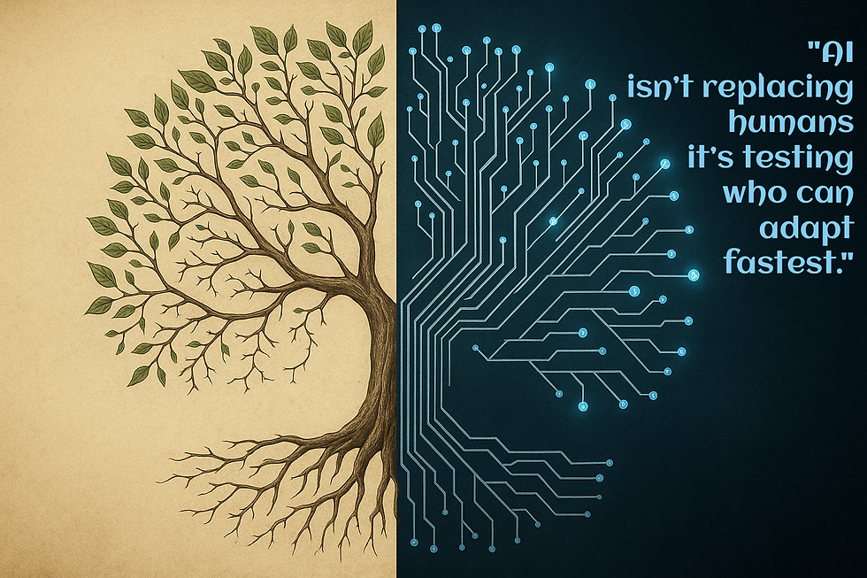 Tree of Life -We evolve with AI. Created using AI.