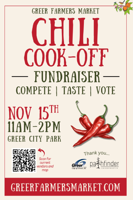 Greer Farmers Market Chili Cookoff