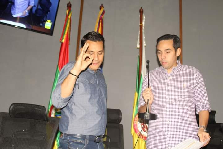 Concejal Johan Steed Ortiz, Vicepresidente honorable concejal Jorge Ramirez
