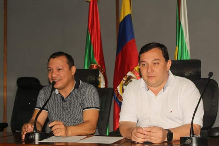 presidente Honorable Concejal Deiby Martínez, vicepresidente honorable concejal Juan Carlos Parada
