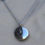 Thumbnail: Mini first quarter silver moon necklace