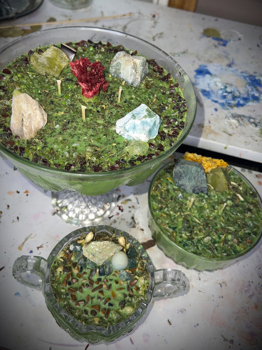 Wyrd Earth Element Candle Story