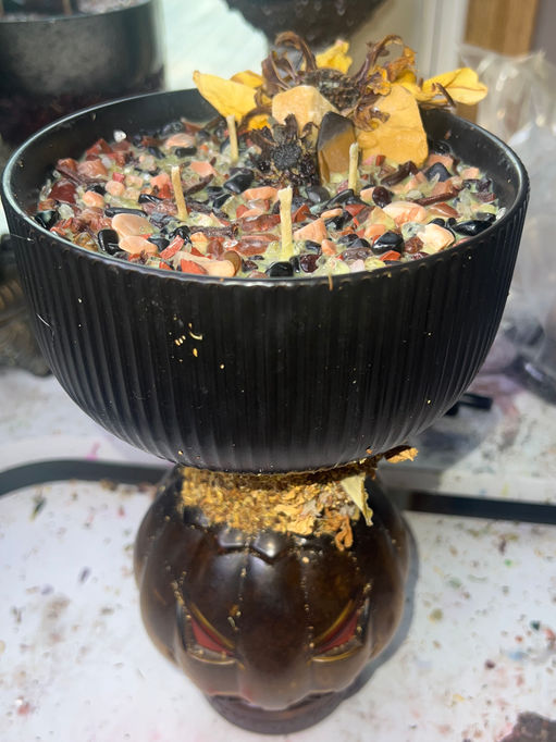 Scorpio New Moon Featured Candle, Candle Story “Pumpkin Head”