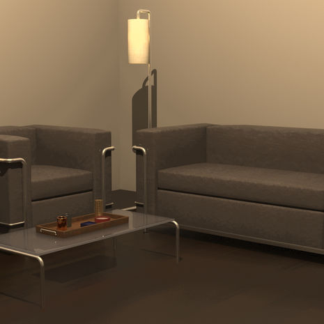 LC2 Chair Still Life