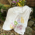 handmade personalised baby blanket
