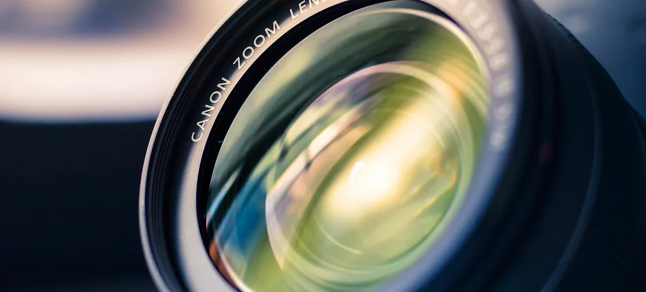 Refelaction in a Camera Lens