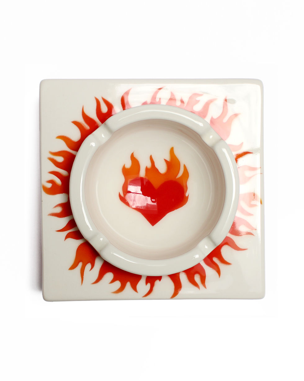 Thumbnail: SQUARE cendrier Flammes