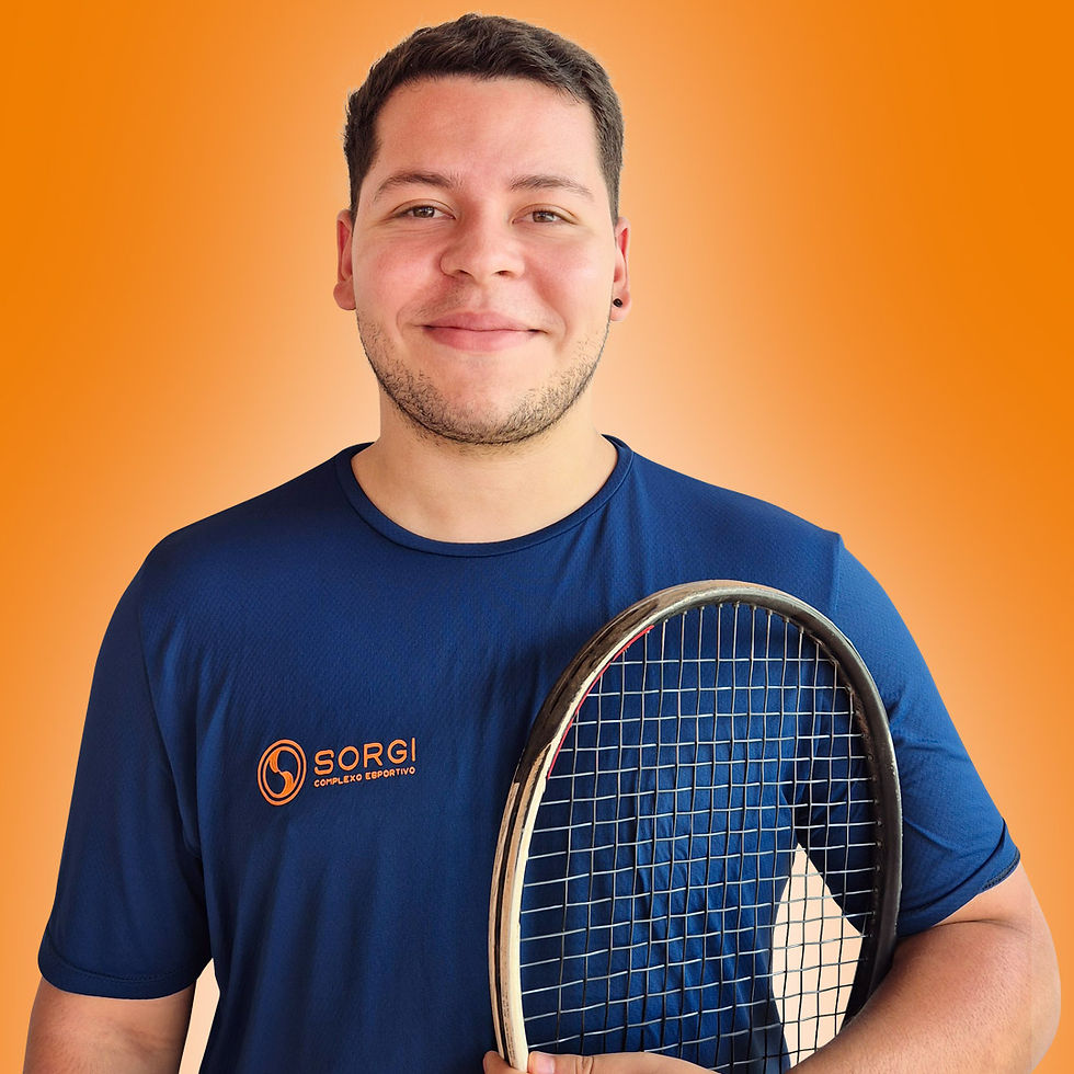 Guilherme professor no Sorgi Complexo Esportivo em Sertãozinho