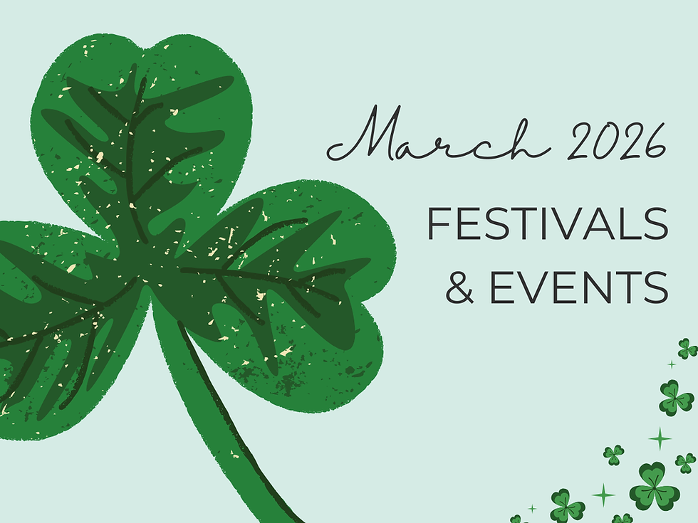 March 2026 Festivals and Events