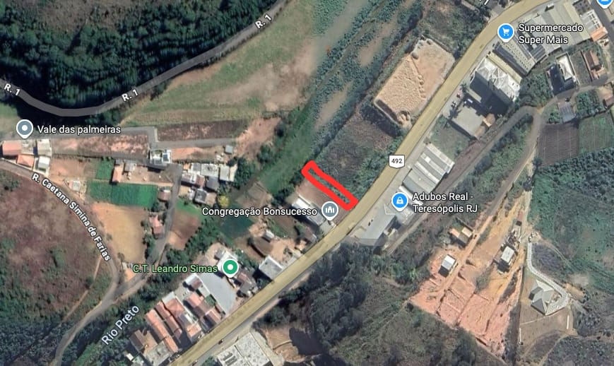 Miniatura: Terreno Comercial com 1.031m2 - Bonsucesso - Teresópolis