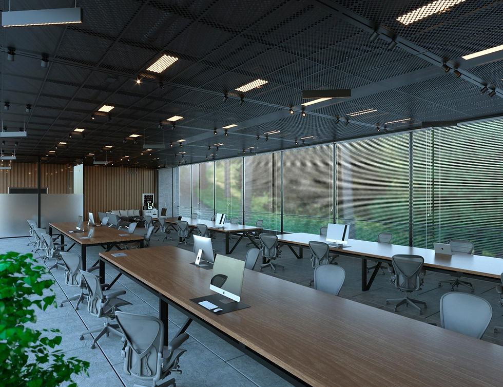 Miniatura: Perspectiva imagem interna do coworking