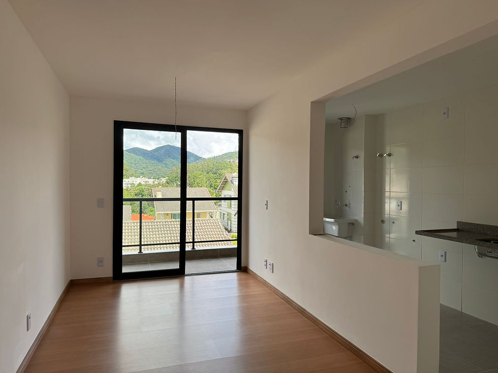 Apartamento de 2 quartos (1suíte) e sala com varanda gourmet - Ermitage - Teresópolis