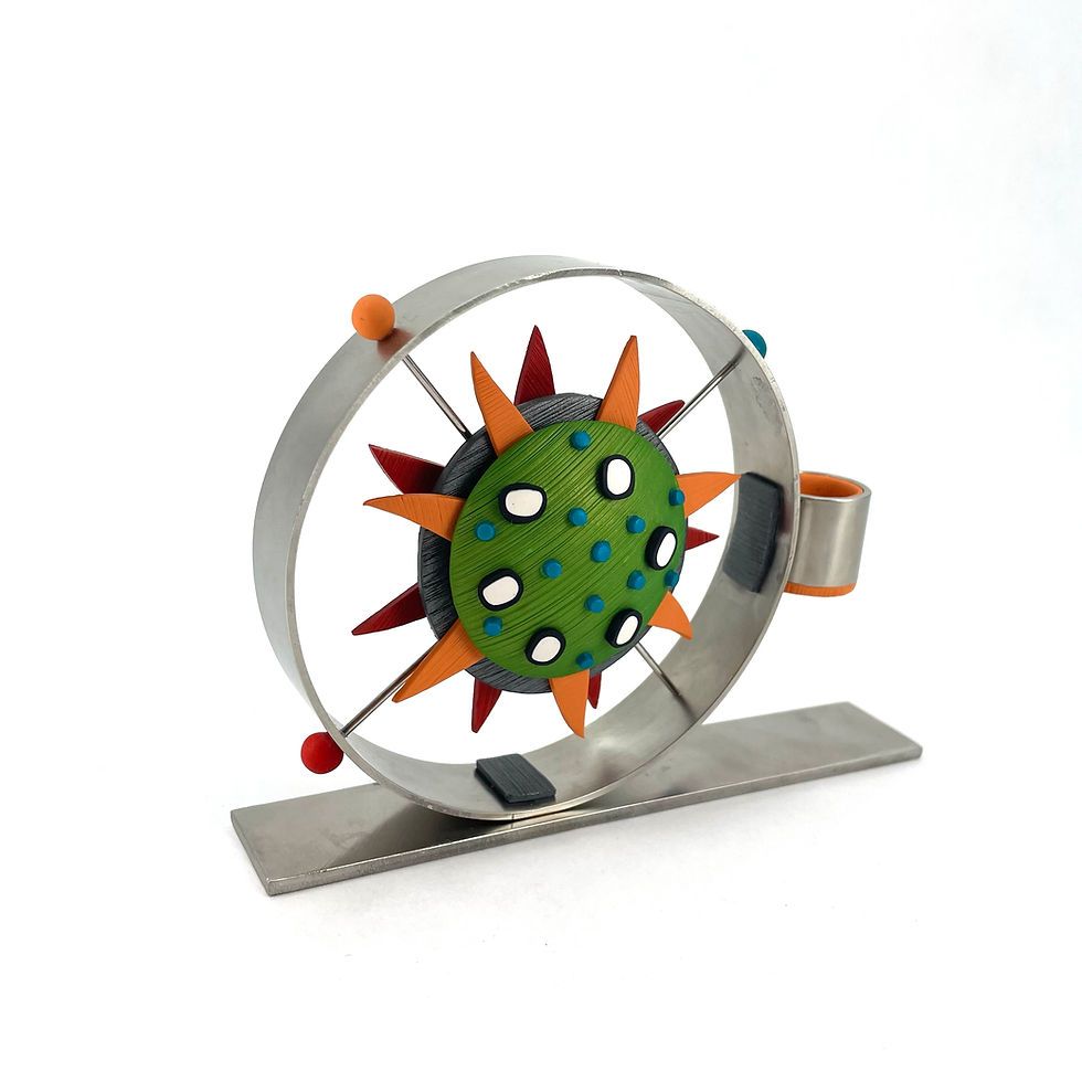 Thumbnail: Circle with Flower Candle Holder