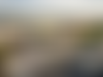 A wide, high-angle aerial view of a modern open-air strip center. Shoppers walk along the wide sidewalk and landscaped plaza in front of several stores, including a "Fresh Market" grocery store, "The Coffee Bean," and "Fashion Hub." The center has a large parking lot in the foreground. The background shows suburban housing and a clear sky, with no significant skyline visible.