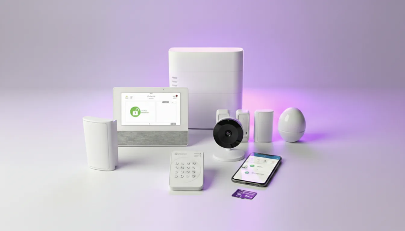 Sistema de cámaras de seguridad, qolsys 2.2 con cámara, marca qolsys