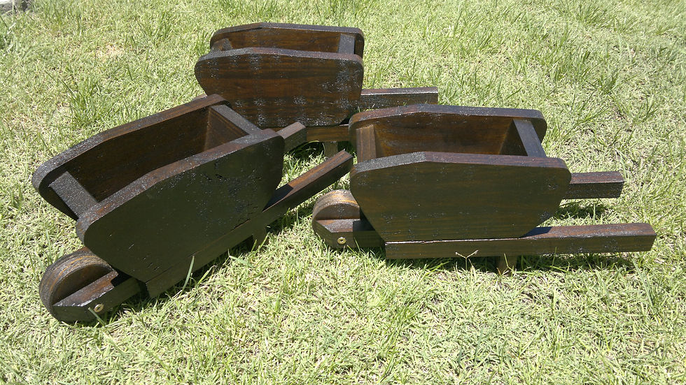 Mini Wheelbarrow Planter