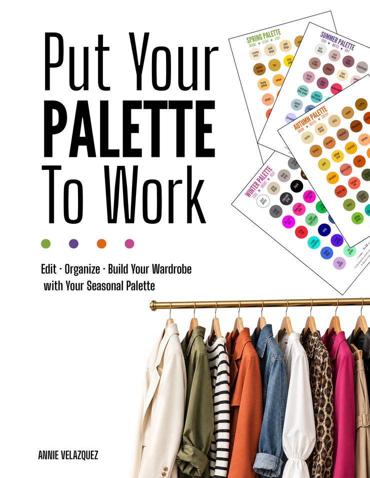 Put Your palette To Work Book Cover - Annie V Image