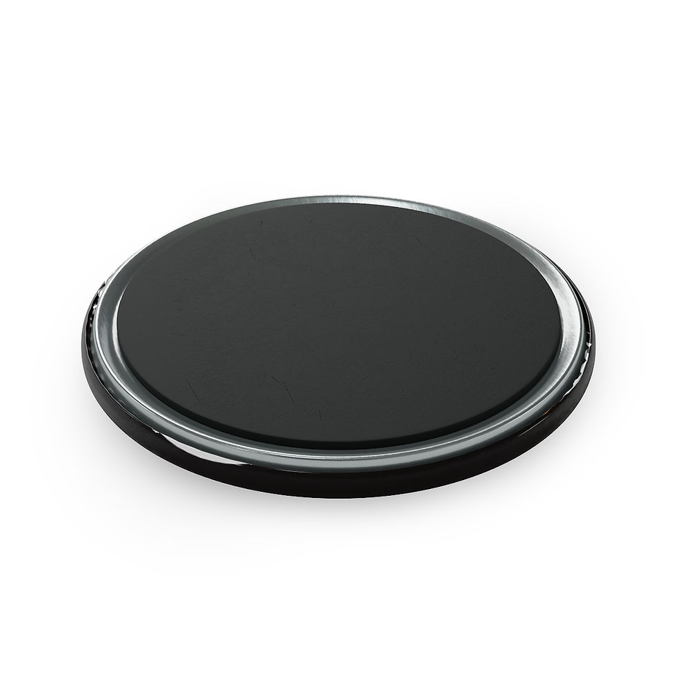 Thumbnail: 'Candle' Button Magnet, Round (1 & 10 pcs)