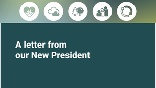 New President of Mindful Materials Announcement, a letter to the industry
