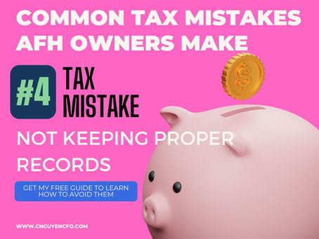 ❌ Tax Mistake #4: Skipping Proper Recordkeeping