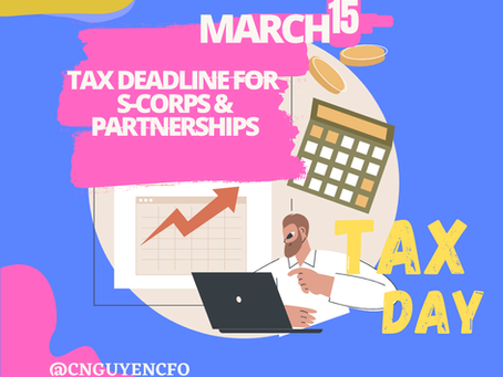 🚨 AFH Owners: S-Corp & Partnership Tax Deadline is March 15 – Get It Done Now! 🚨