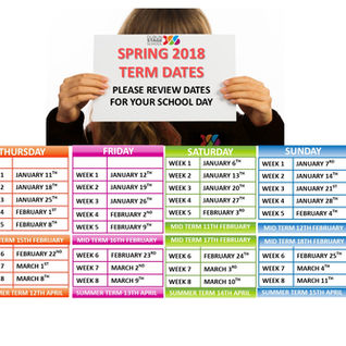 Spring Term Dates