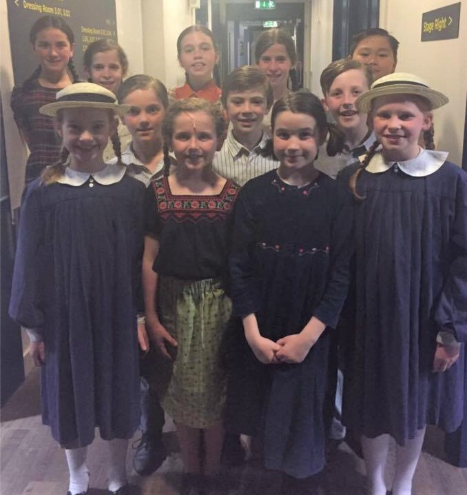 Blue Team for Evita UK Tour Board Gais Theatre