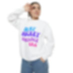 Thumbnail: In My Hockey Romance Era Unisex Garment-Dyed Sweatshirt