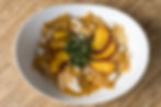 Four Cheese Ravioli with Peach Roma Alfredo