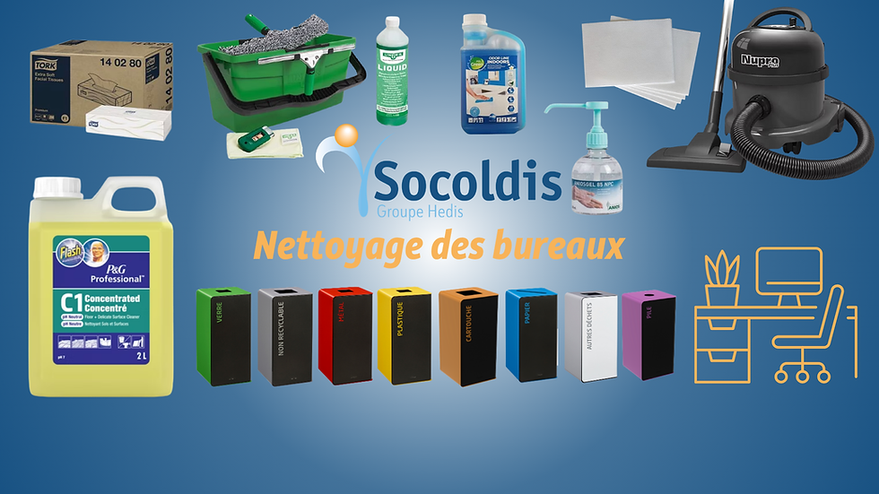 Liste produits nettoyage bureaux