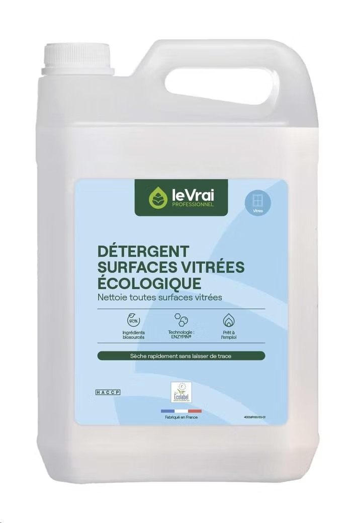 détergent surfaces vitrées écologique Le Vrai