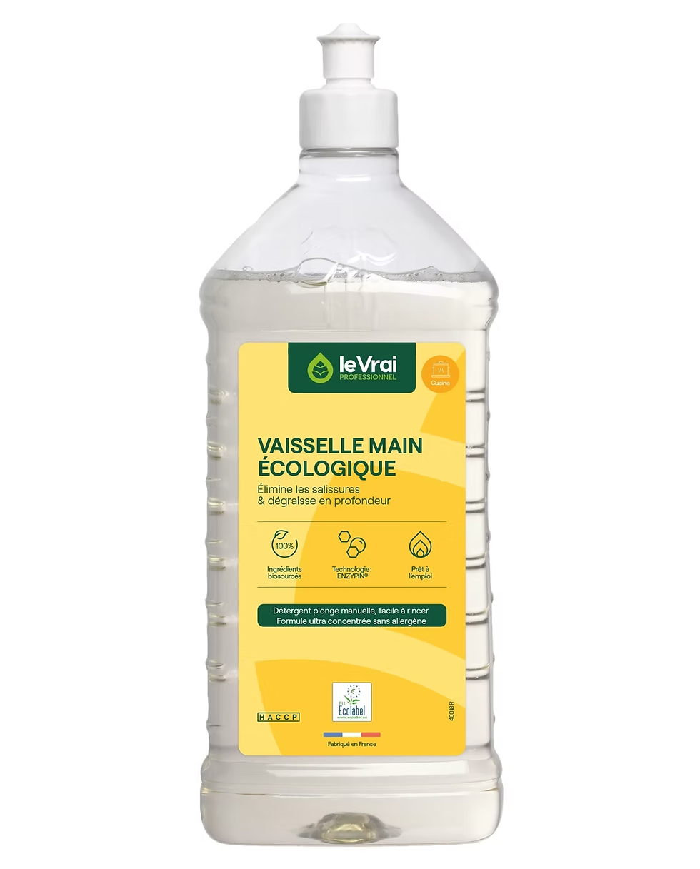 vaisselle main écologique Le Vrai