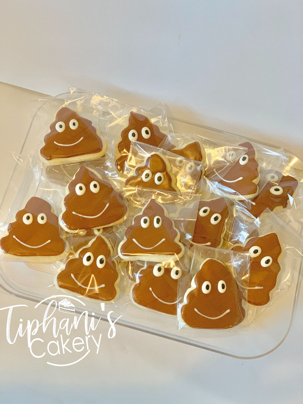 Poop Emoji Cookies