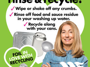 Westmorland and Furness residents encouraged to ‘foil in love’ with recycling