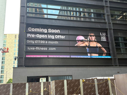 Signs Express Bristol hits the gym with Drytac SpotOn White