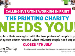Still time to help the Printing Charity build industry wide picture of people working in print