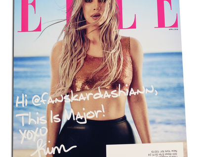 Quad/Graphics produces Elle's first personalised cover