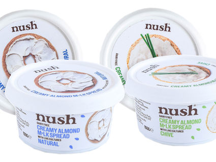 Nush relaunches cream cheese in recyclable cups
