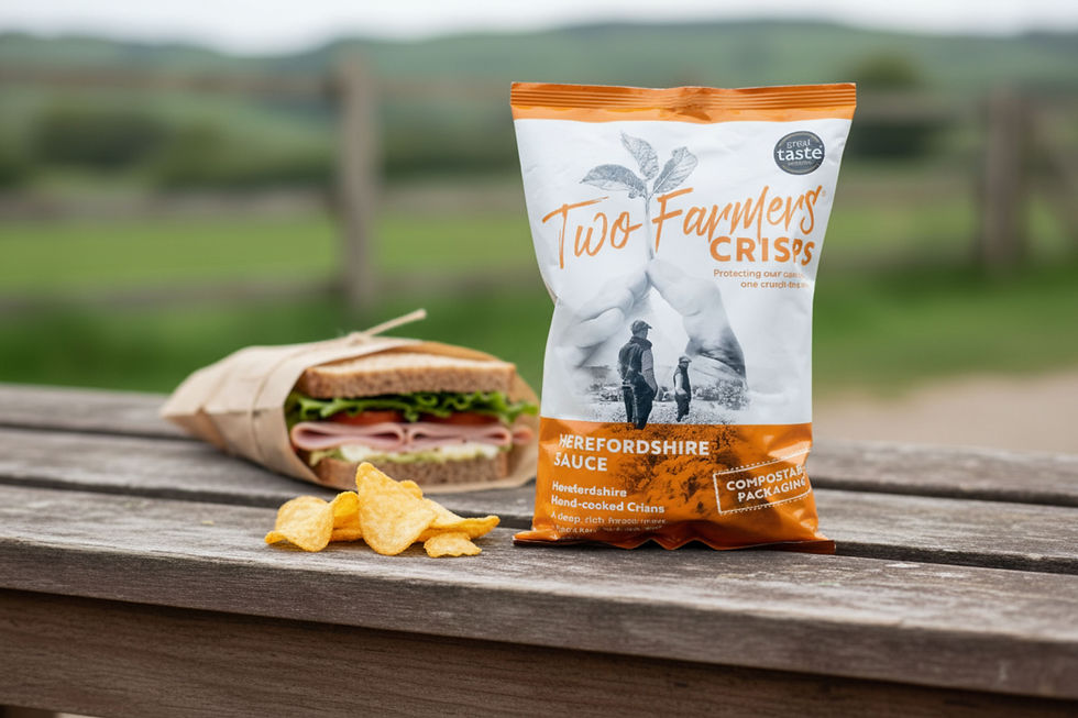 Parkside supports Two Farmers' Herefordshire Sauce launch with compostable packaging