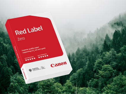 Canon launches Red Label Zero paper range