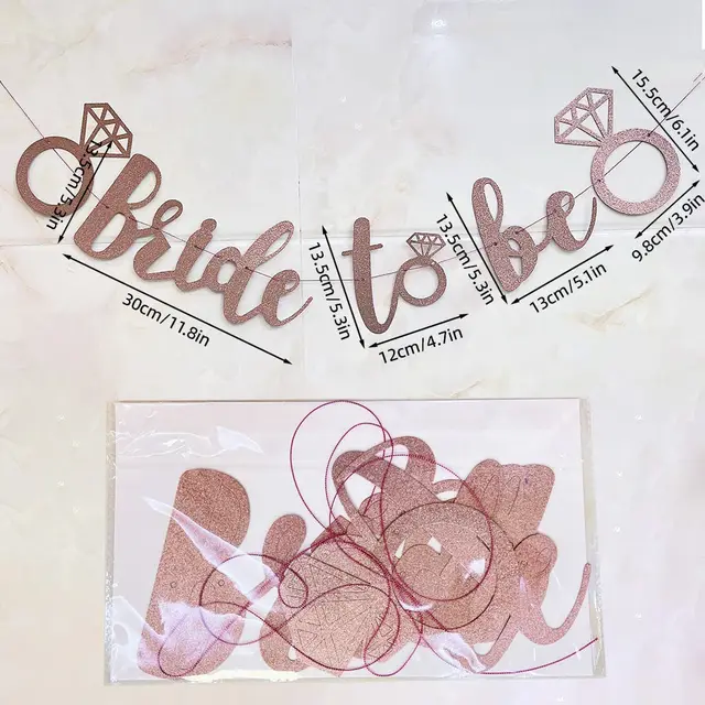 Thumbnail: Bride to Be flag banner 