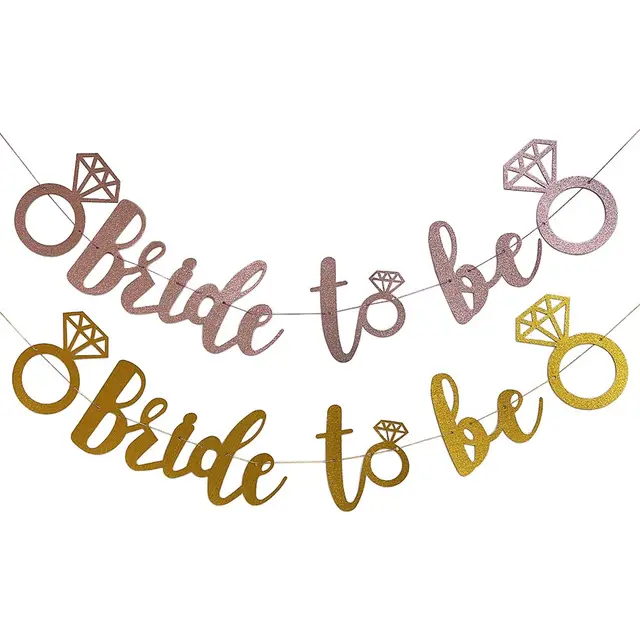 Thumbnail: Bride to Be flag banner 