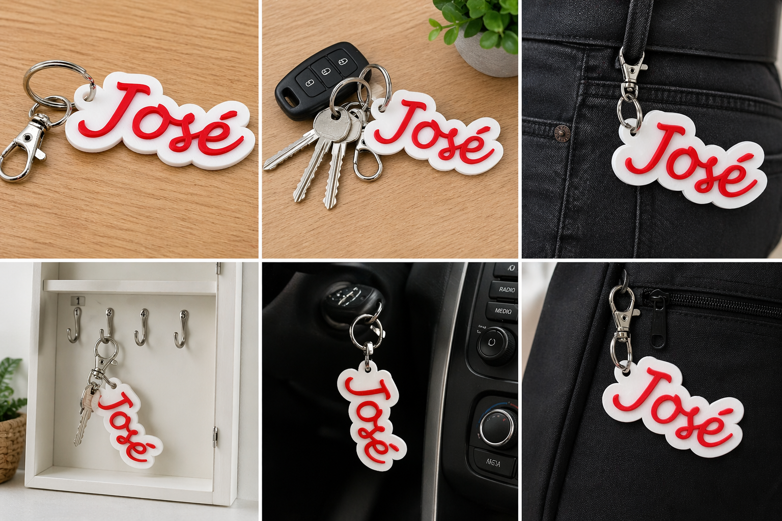Unieke 3D sleutelhanger – jouw stijl, jouw design! Dikkere rand