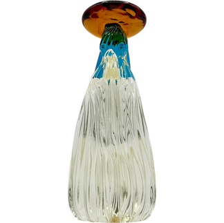 La Madonna, An EDAG Crystal Creation. Made in Canada and is Vintage Canadian art glass.