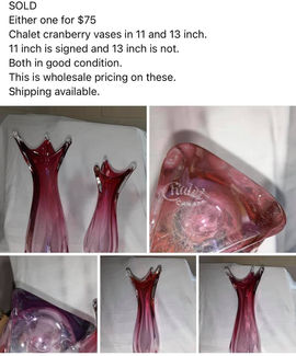 Chalet Glass Vase