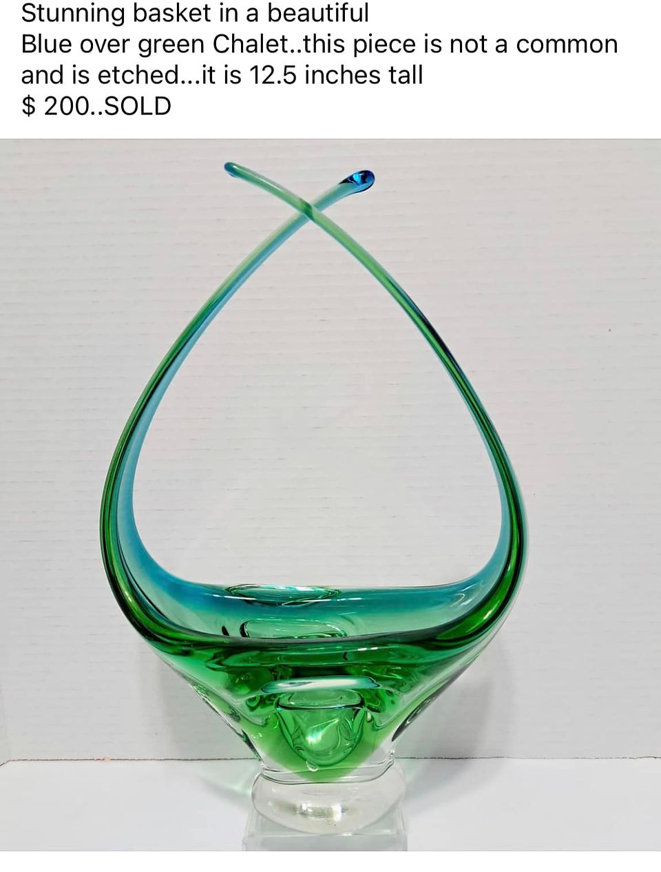 Chalet Glass Basket