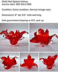 EDAG Glass Ashtray