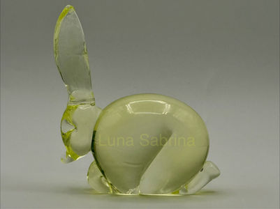 Chalet Glass Uranium Bunny Photo by LunaSabrina