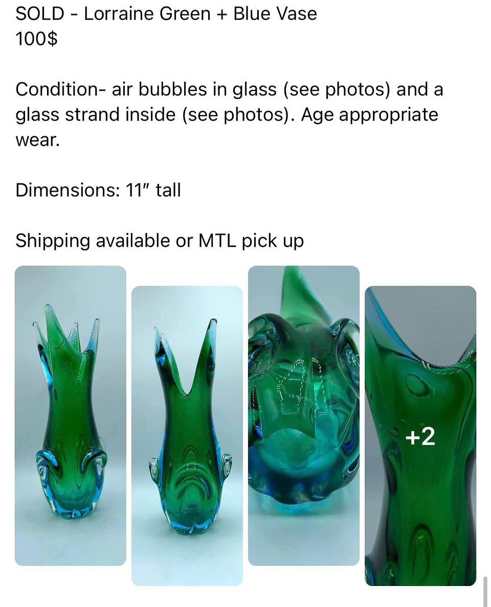 Lorraine Glass Vase