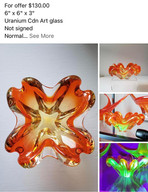 Chalet Glass Ashtray